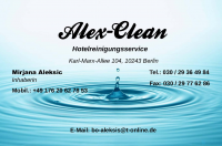 Mirjana Aleksic Gebäudereinigung Alex-Clean in Berlin Mirjana Aleksic Gebäudereinigung Alex-Clean in Berlin